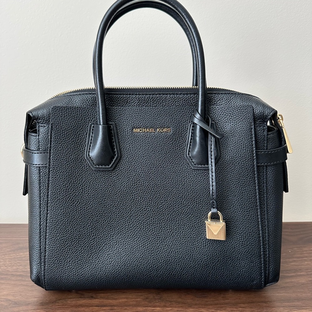 Michael Kors Black Leather Handbag